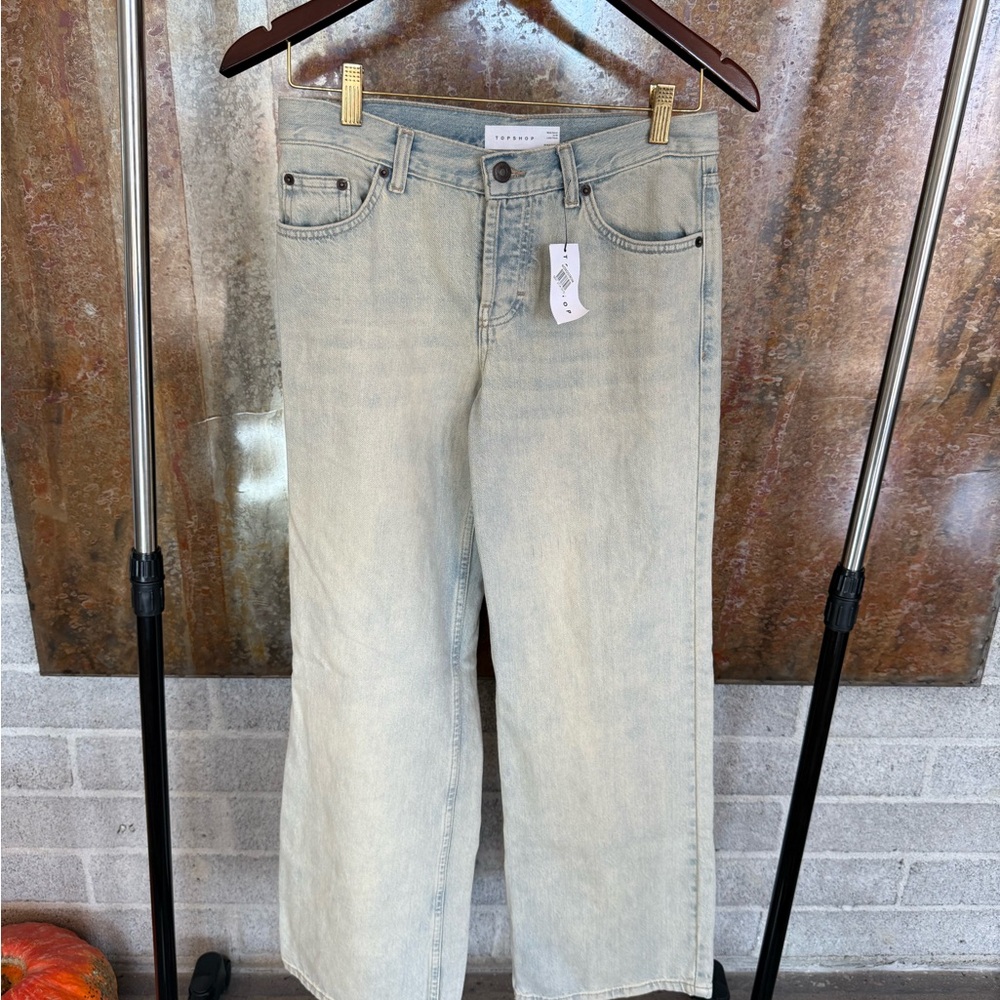 Topshop | Light Blue Relaxed Denim